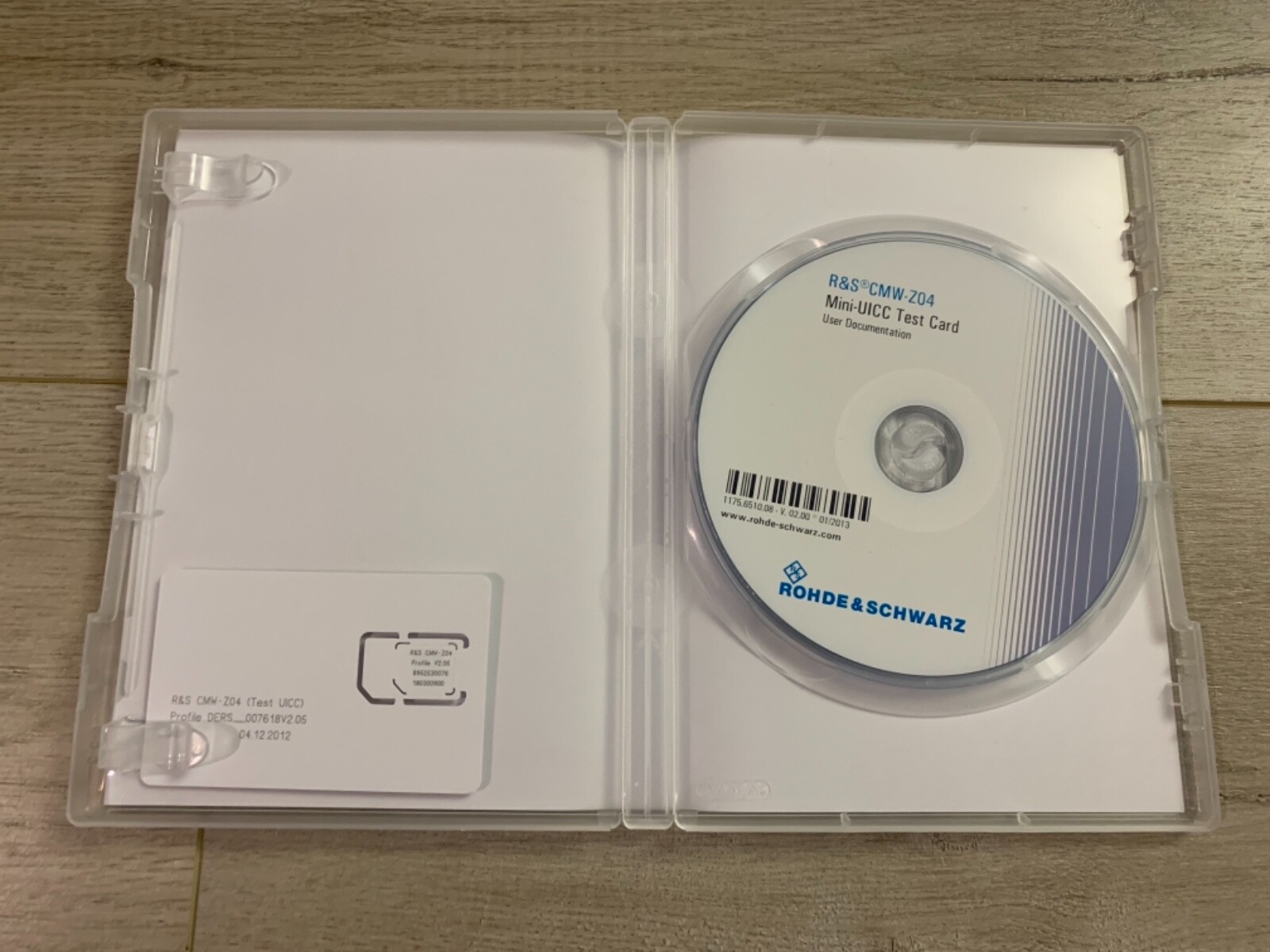 Rohde & Schwarz R&S CMW-Z04 Mini-UICC Multi Test SIM Card R&D CMW500 Network