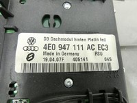 Audi A8 4E D3 05-07 Innenleuchte Innenraumleuchte Audi A8 4E D3 05-07 22.05.2007 4E0947111AC 4E0947111ACEC3 gebraucht Vorschau 5