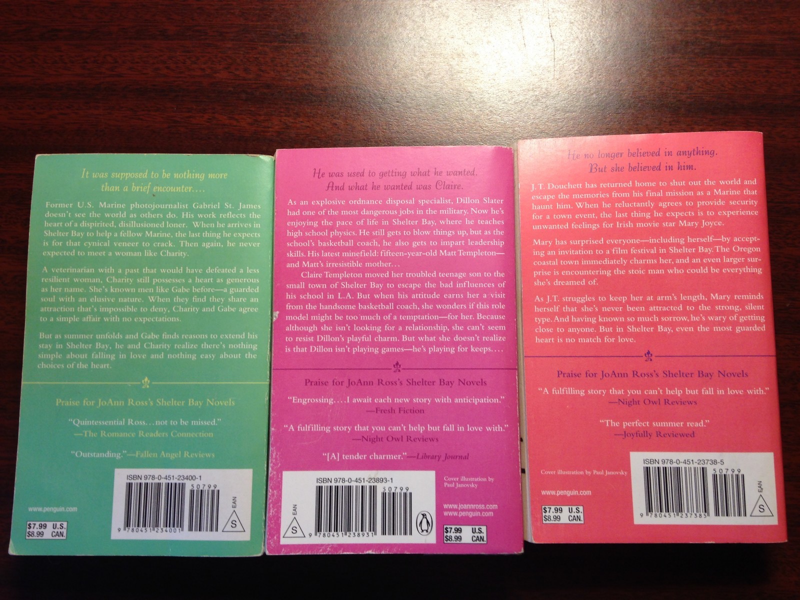 8 JoANN ROSS paperback books