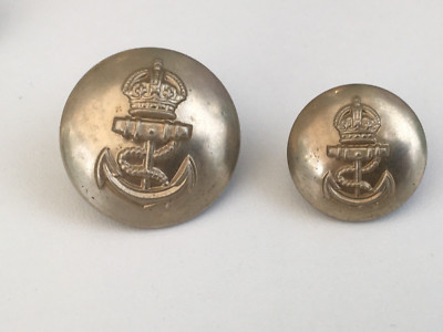 Admiralty Constabulary Royal Navy Tunic Uniform Button Large & Small KC