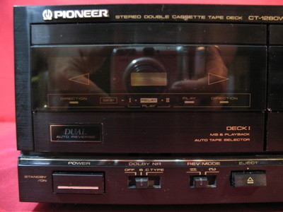 ~~Pioneer Stereo Double Cassette Tape Deck, Model No.CT-128OWR Tested/Working~~