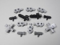 LEGO® 2Stk Kamera Motor alt-hellgrau 4360