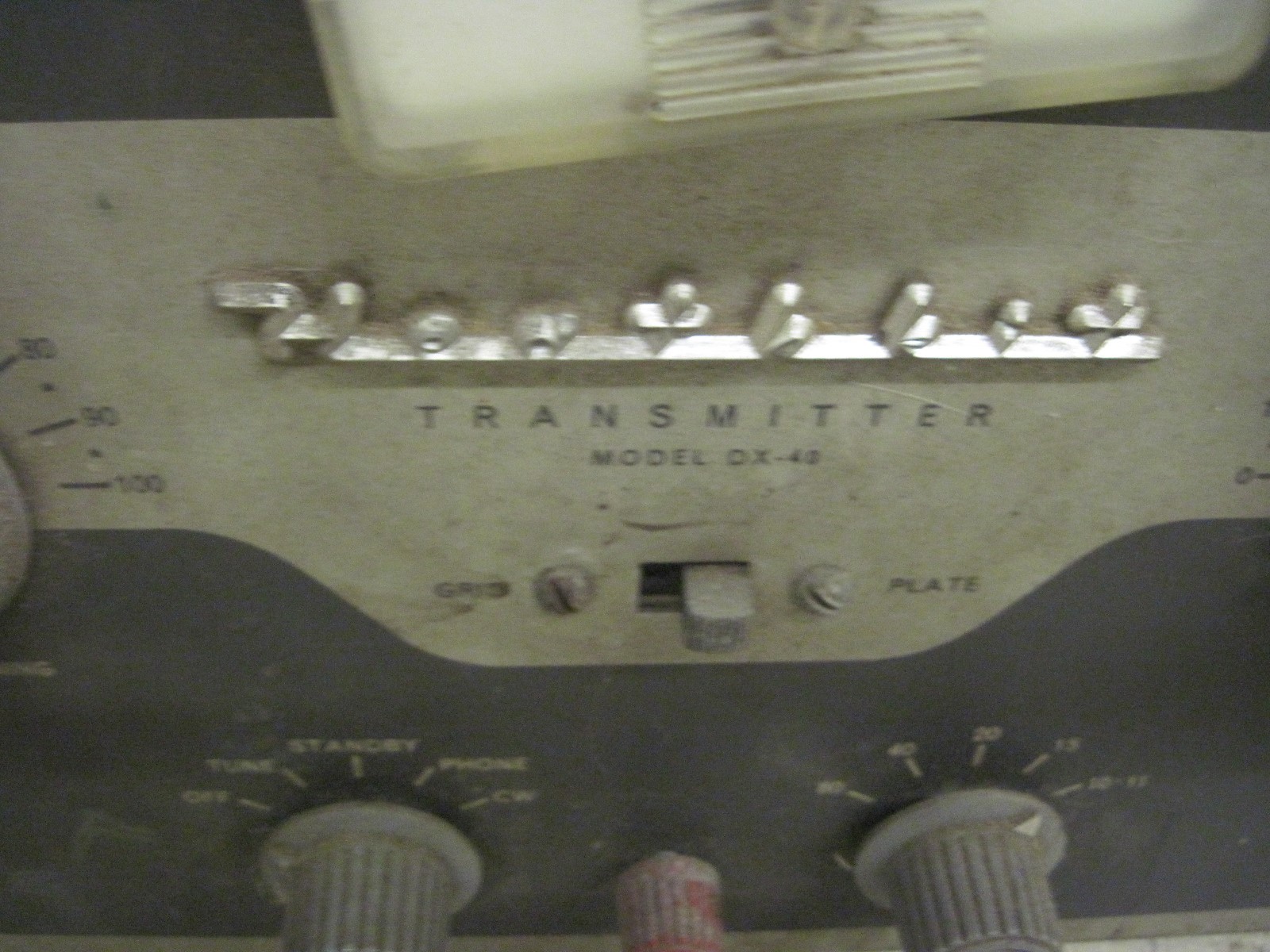 VINTAGE HEATHKIT TRANSMITTER      MODEL DX-40