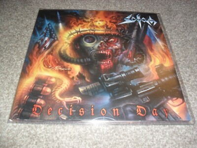 SODOM -DECISION DAY- AWESOME RARE HARD TO FIND LTD EDITION PRESS YELLOW LP VINYL