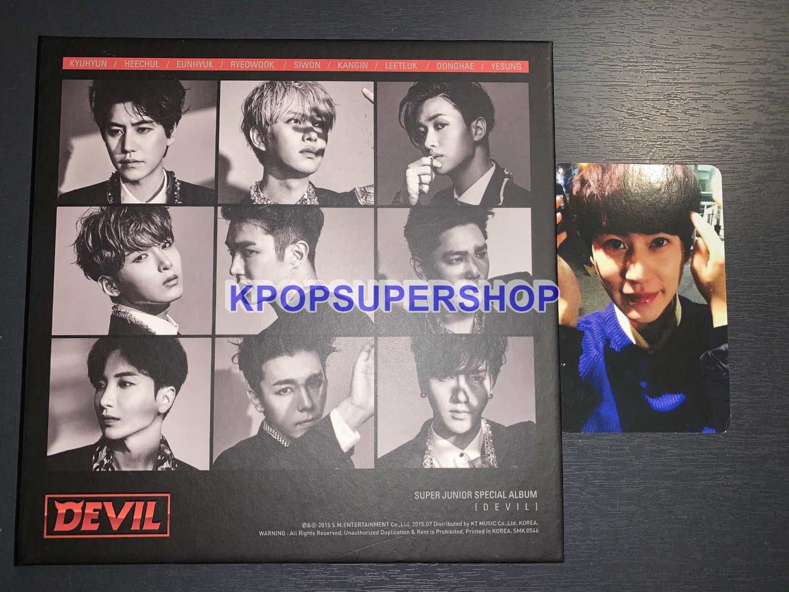 Super Junior Special Album Devil CD Photobook Kyuhyun