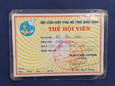 VIETNAM 2002 BINH DINH WOMENS ASSOCIATION PAPERS DOVE OF PEACE - OBSOLETE