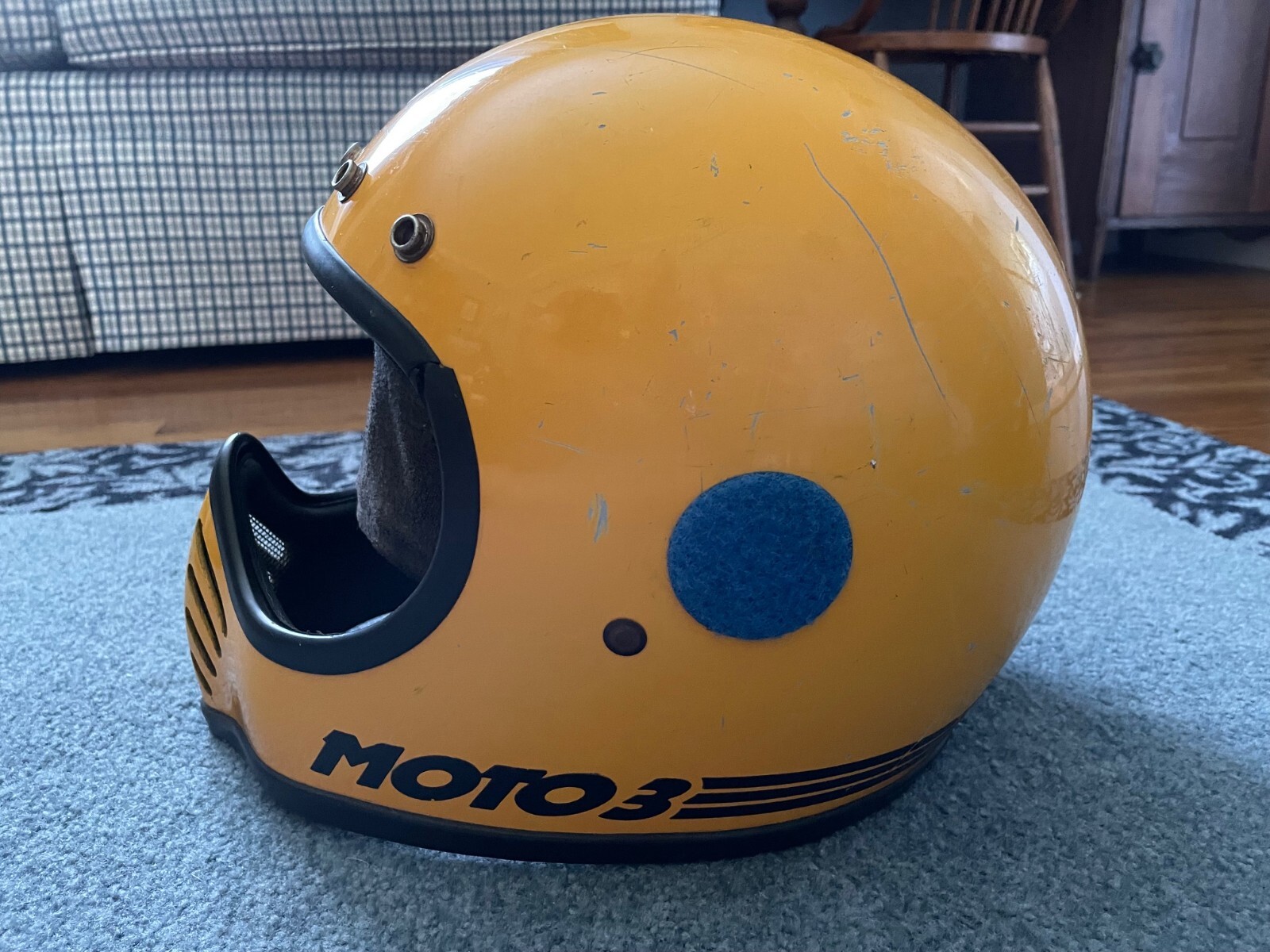 BELL MOTO3 ヴィンテージ Bell Moto-3 Motorcycle Helmet Classic Vintage Retro Style
