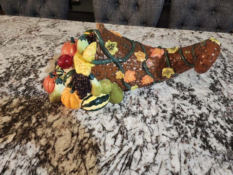 RARE CHRISTOPHER RADKO Fall / Thanksgiving / October Cookie Jar