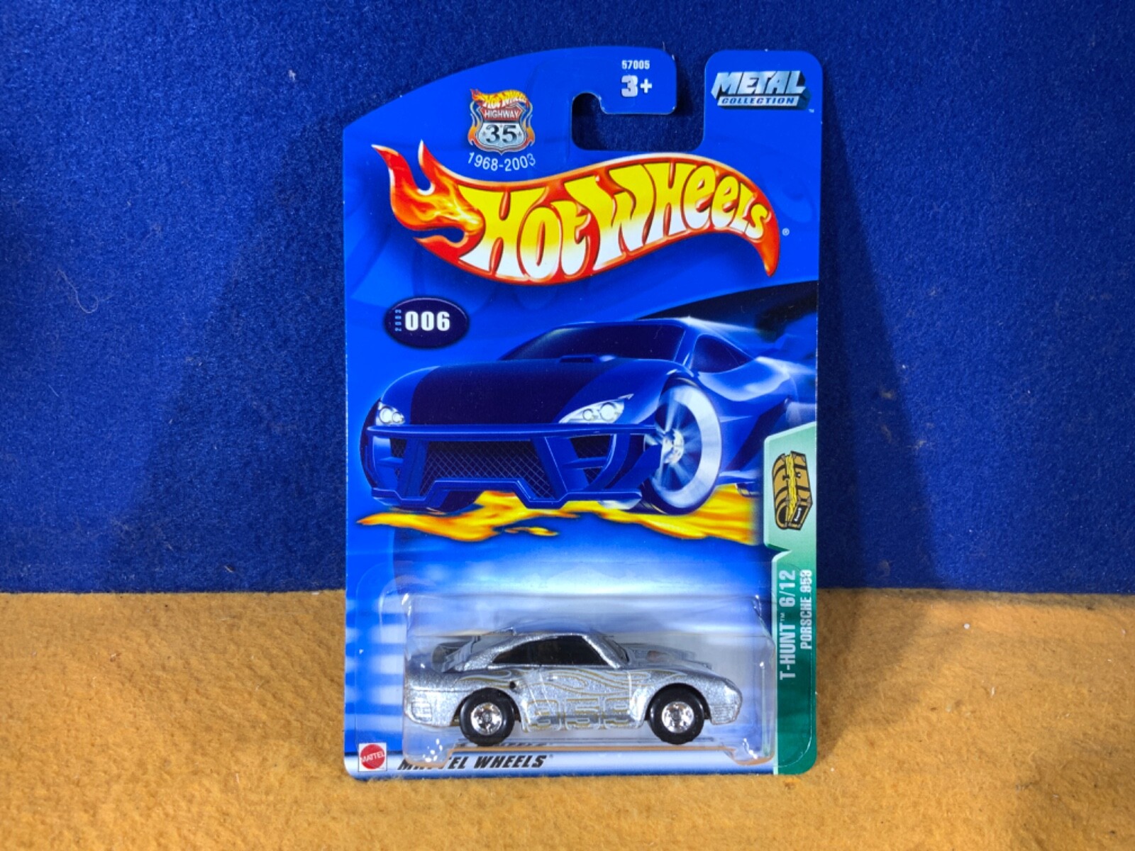 N9-83 HOT WHEELS TREASURE HUNT - PORSCHE 959 - SILVER - #006 N9-83 HOT WHEELS TREASURE HUNT - PORSCHE 959 - SILVER - #006