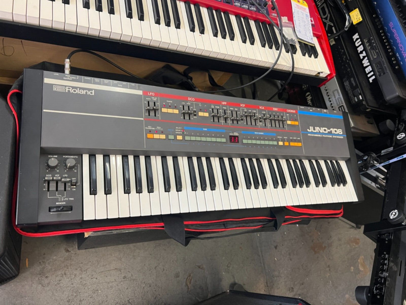 Roland Juno106 Juno 106 Vintage Analog Synth Keyboard 61 Key   Armens