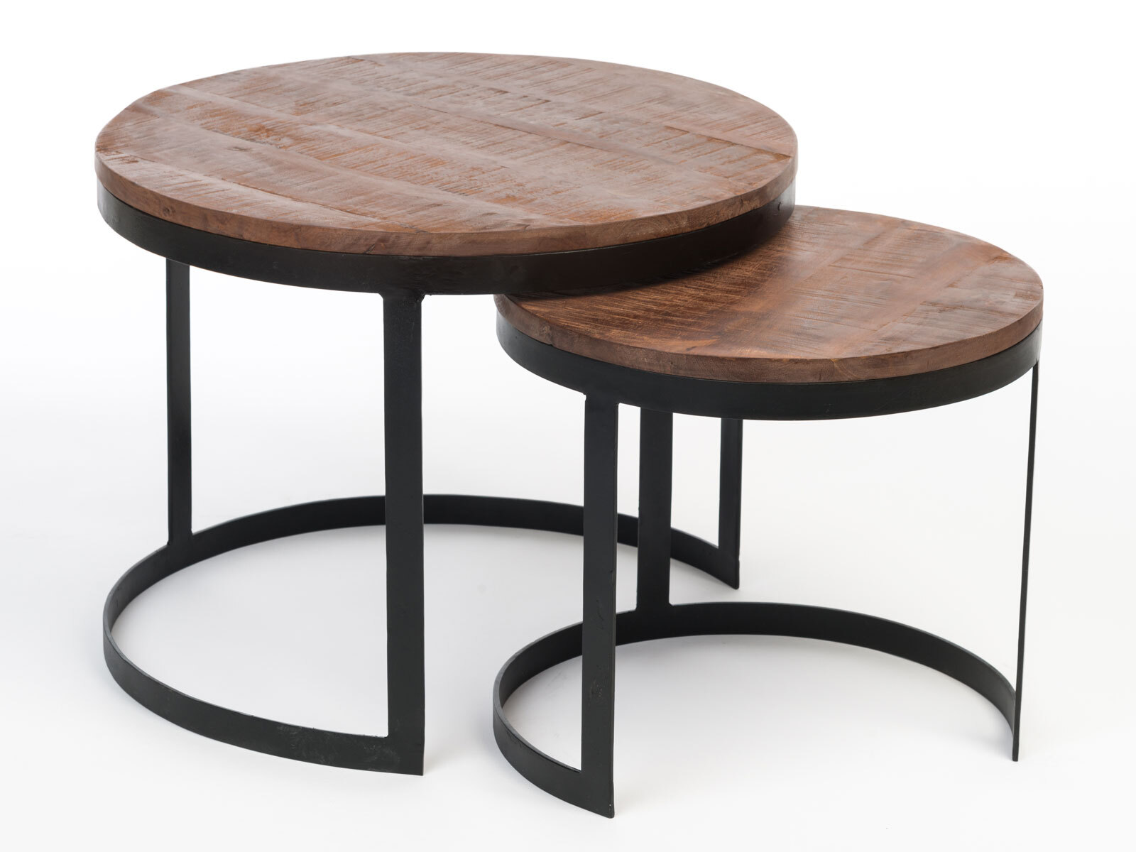 サイドテーブル・ナイトテーブル・ローテーブル WTW MONTAUK COFFEE TABLE ModernLuxe Coffee Table with Charging Station, Oval Fluted