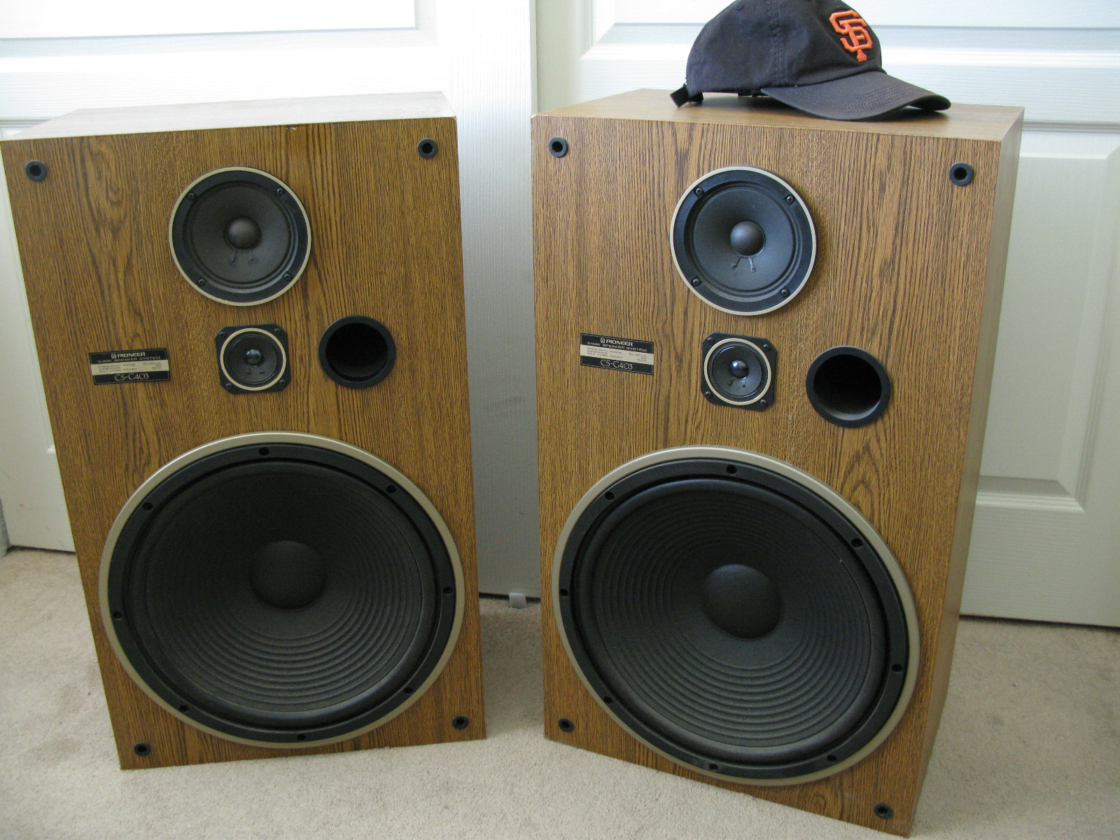 pioneer 3 way speaker system