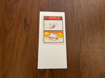 Exploding Kittens Card Game Exclusive Blackbox Press Kit New