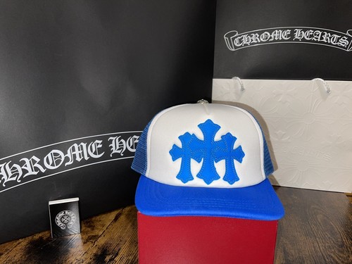 帽子 Chrome Hearts 3 Cross Patches Trucker CHROME HEARTS CROSS PATCH TRUCKER ORANGE | eBay