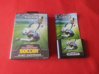 World Championship Soccer Sega Megadrive MD Complete TBE PAL FR