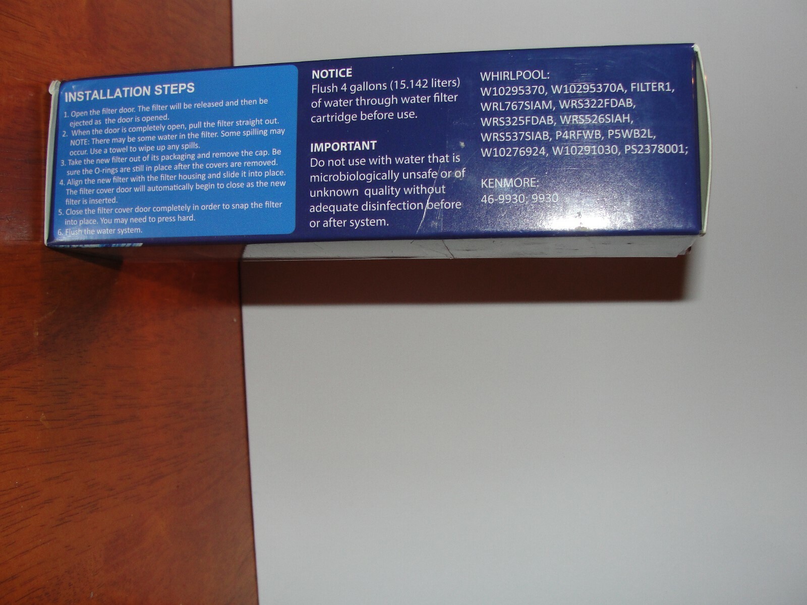 For WHIRLPOOL W10295370A 469930 Refrigerator Replacement Water Filter NEW