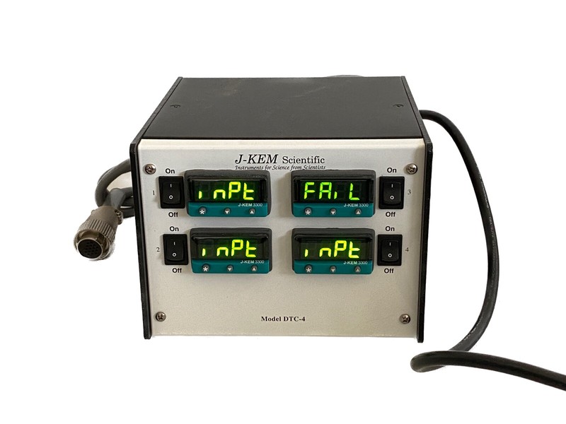 J-KEM Model DTC-4 Temperature Controller 1200W 10A 60Hz USB 4x3300