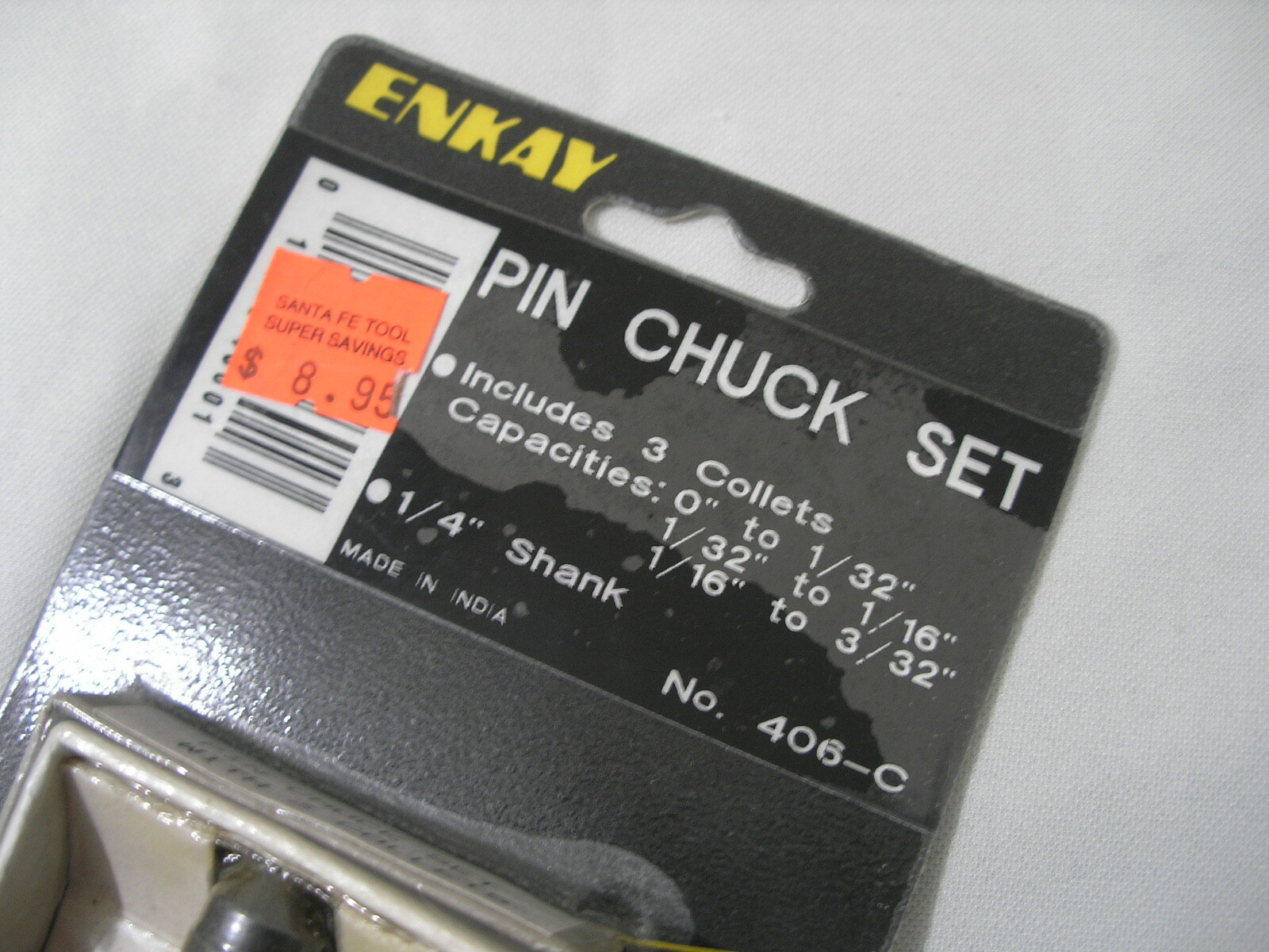 ENKAY 406-C PIN CHUCK SET - Collets Shank
