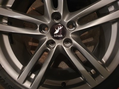 REPLICA SAAB HIRSCH PERFORMANCE EMBLEM BADGE OVAL SHAPE