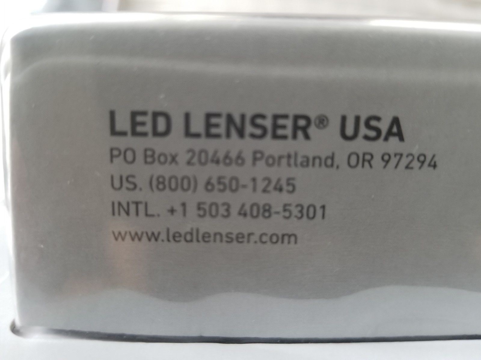 LED LENSER FLASHLIGHT TT
