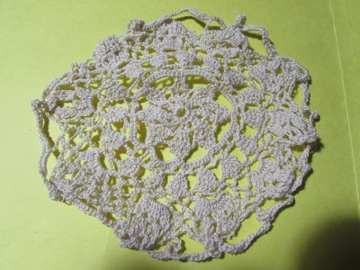 VINTAGE ANTIQUE cream colored handmade 5 1/2