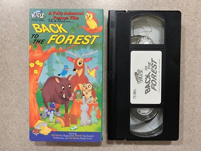 Just For Kids Home Video (VHS 1989) Back To The Forest Animated Feature Film