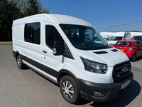 2021 Ford Transit 2.0 350 EcoBlue Leader Crew Van RWD L3 H2 Euro 6 (s/s) 6dr PAN