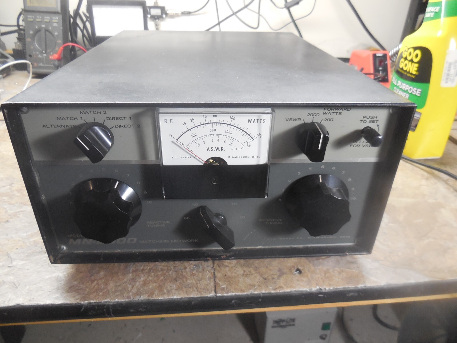 じぃじ アンテナカップラー（最大電力２KW）DRAKE MN-2000 じぃじ様専用 アンテナカップラー（最大電力2KW）DRAKE MN-2000