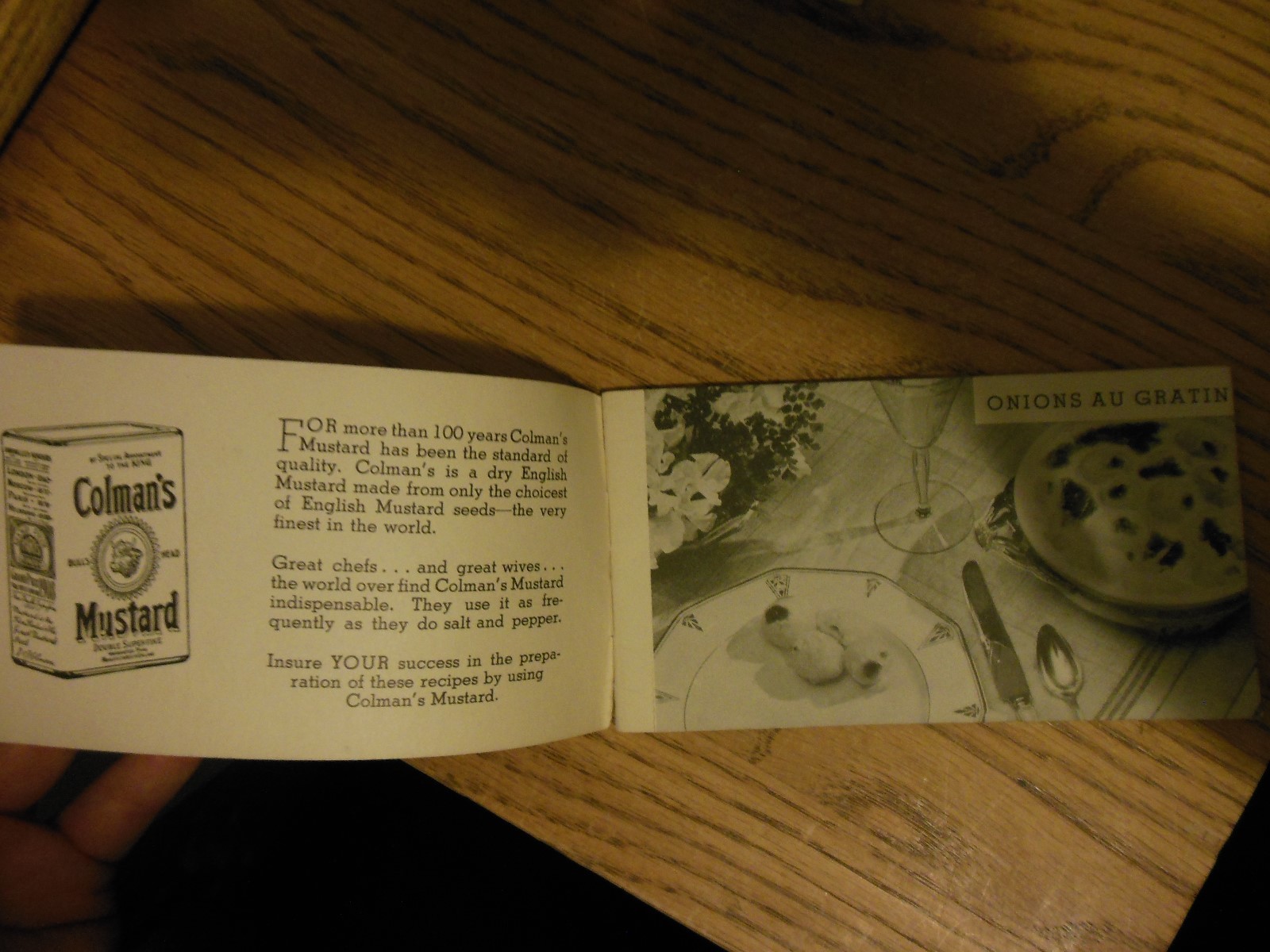 12 New Recipes with Colman's Mustard  Booklet Cookbook 1936