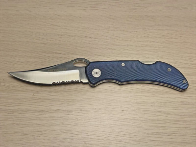 Meyerco Blackie Collins Folding Knife 440 G-10