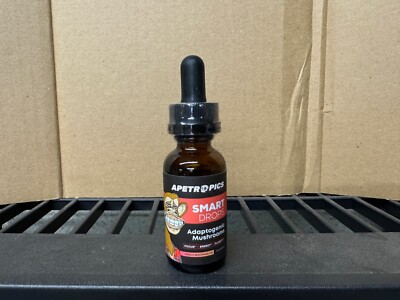 APETROPICS Smart Drops -5-In-One Adaptogenic Mushroom Tincture with Lions Mane