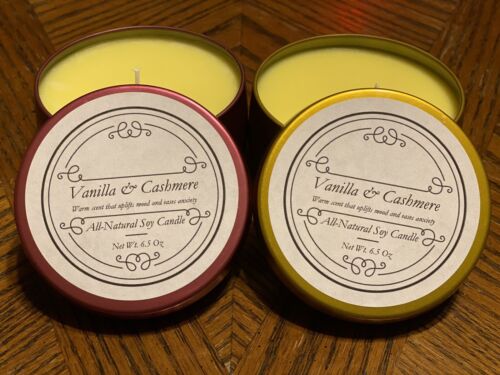 Mere All-natural Soy Candle. Wellness Candles. 6.5 Oz
