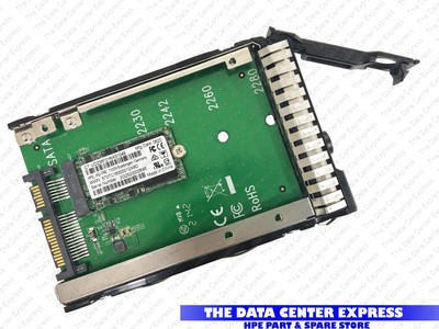 HPE 64GB SATA 6G M.2 2242 MLC SSD 64GB-SUB SFF SC TRAY SUB 93-TO-90% LIFE ADATA