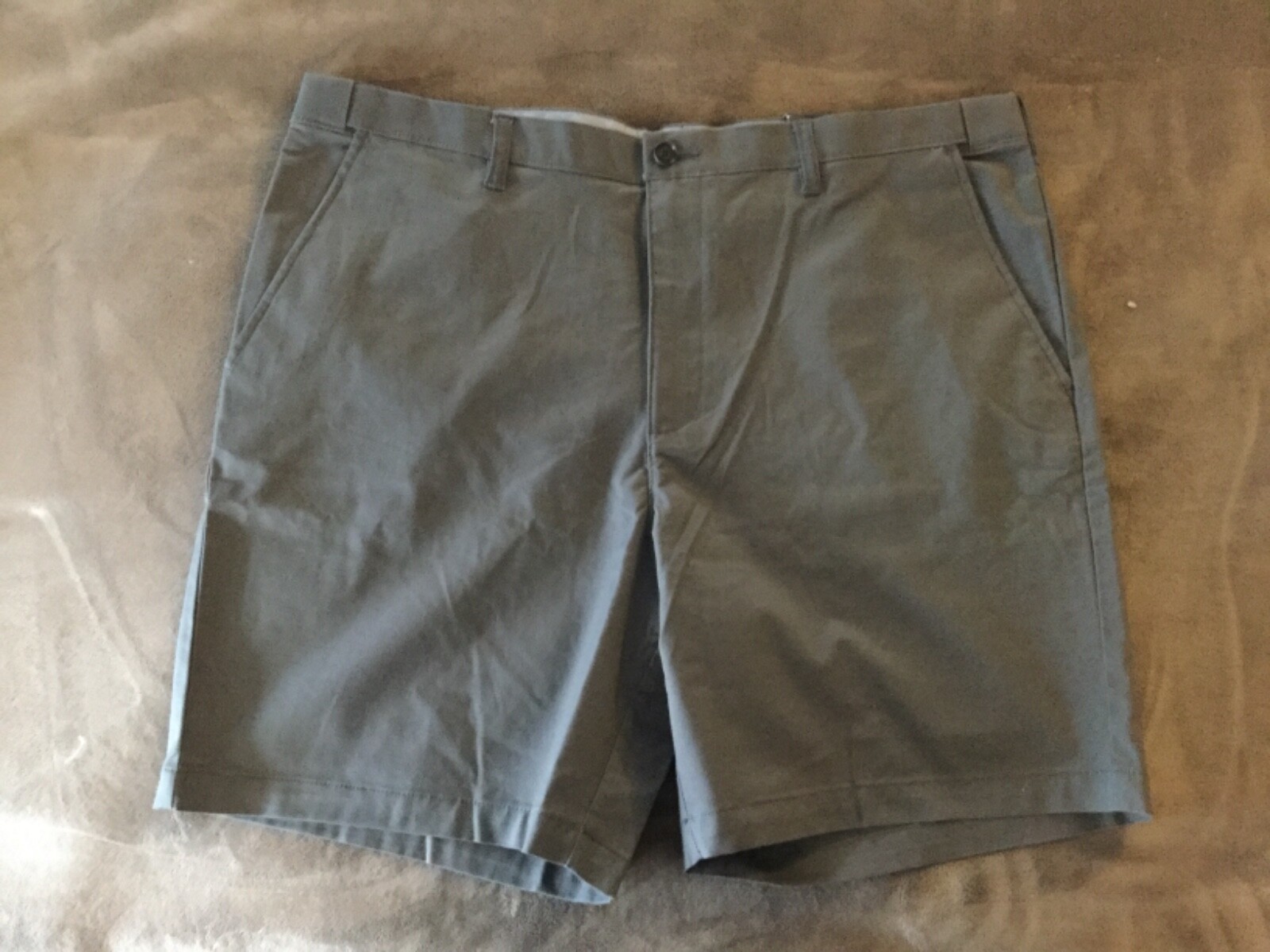 CROFT&BARROW MEN shorts Comfort Flex Waistband NWT Gray Brown Tan Silver 42-44