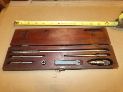 Tubular Micrometer Co. Micrometer Set W/Wood Case, USA