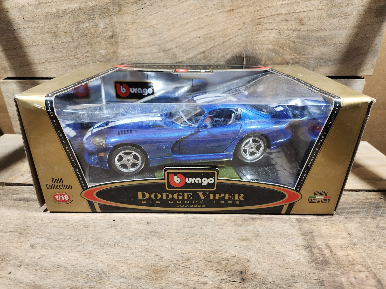 Dodge Viper GTS coupe 1996 1/18 【6095m】 GT Spirit 1:18 scale Dodge Viper GTS Coupe 1996 - Blue(LE