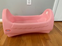 little tikes doll bed with drawer