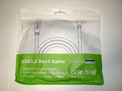 USB3.2 Gen1 Cable vokoo link cable 16 ft feet elbow design New