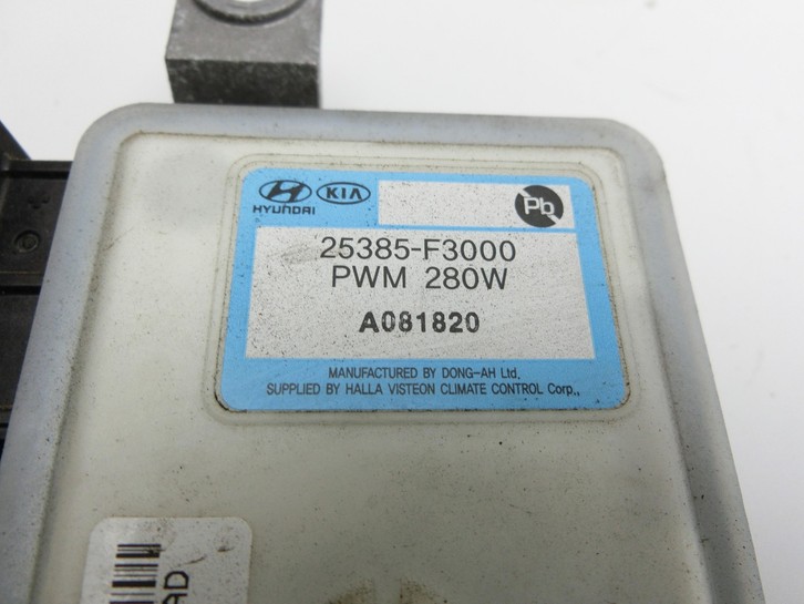 Hyundai I30 PD 20-25 1,0 88KW Lüfter Steuergerät Hyundai I30 PD 20-25 03.11.2017 25385F3000 25385-F3000 A081820... Vorschau 2