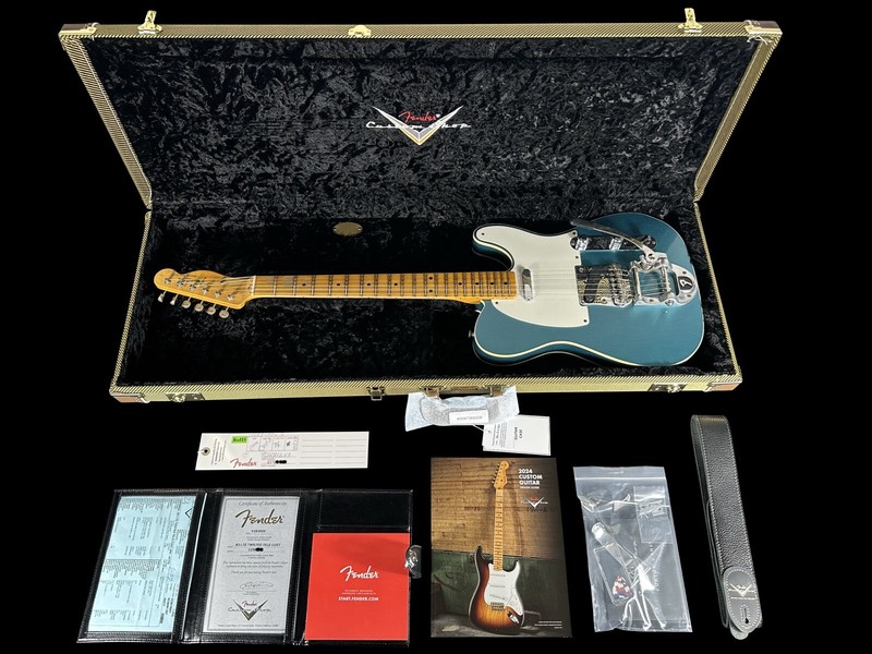 2025 FENDER TELECASTER TWISTED TELE CUSTOM SHOP w BIGSBY ~ AGED