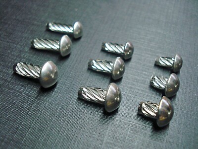 54 pcs 9 sizes starter generator engine delco detailing tag rivets assortment ss