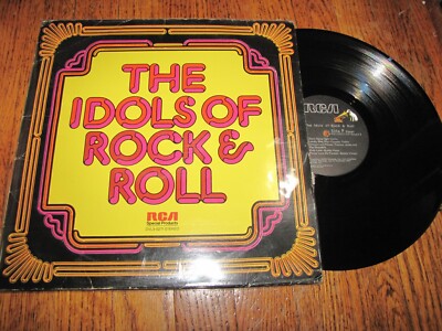 IDOLS OF ROCK & ROLL - VARIOUS ARTISTS - RCA RECORDS TRIPLE LP