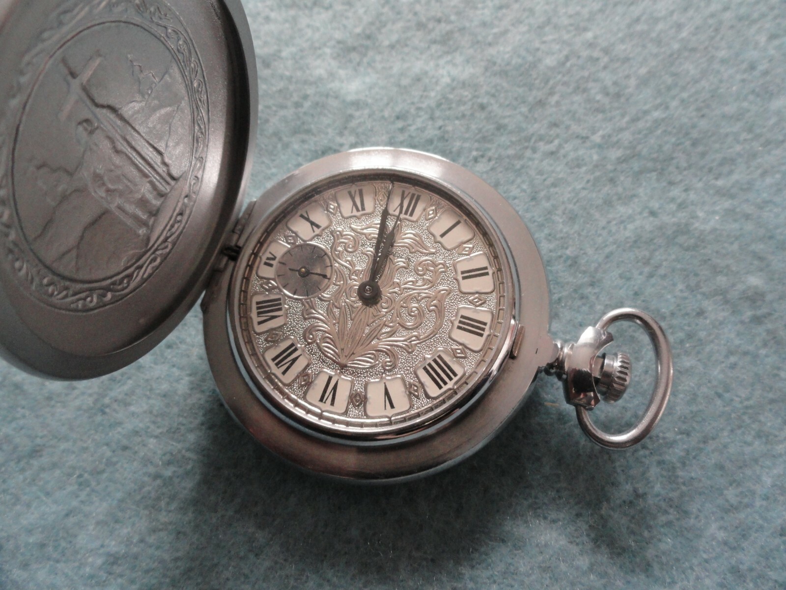Vintage Russian Mechanical Wind Up Pocket Watch