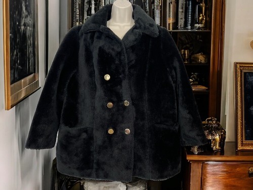 Vtg Sears The Fashion Place Women's Soft Pocket Front Coat