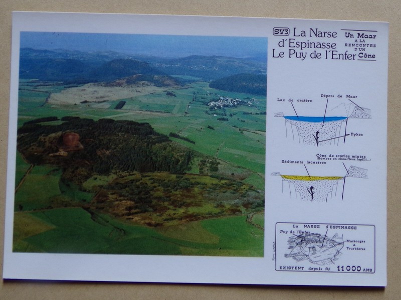A177b) Cp Auvergne Volcan Volcanologie - Narse D'Espinasse
