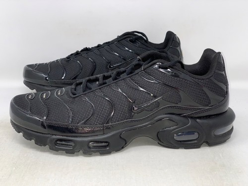 Nike Air Max Plus Triple Black Sneaker, Size 10 BNIB 604133