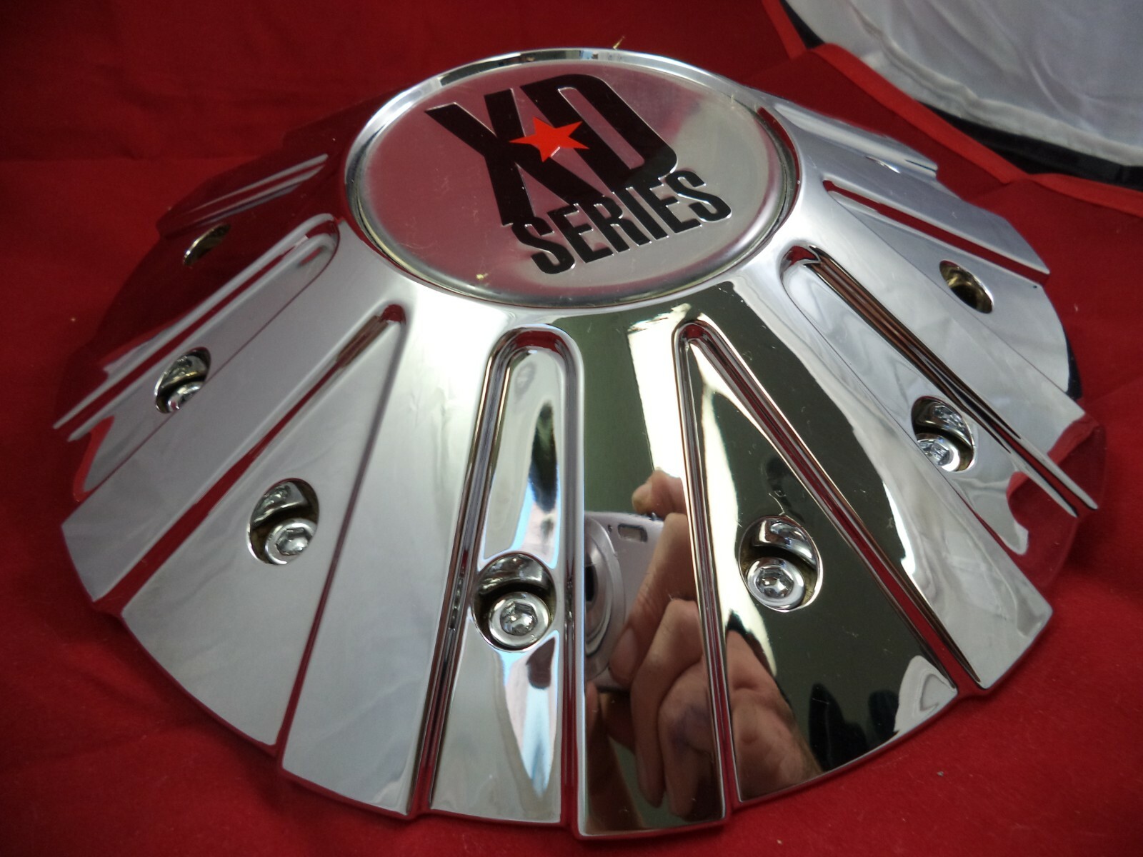 C H クロームメッキキャップ XD Series Wheels Chrome Custom Wheel Center Cap # 846L215