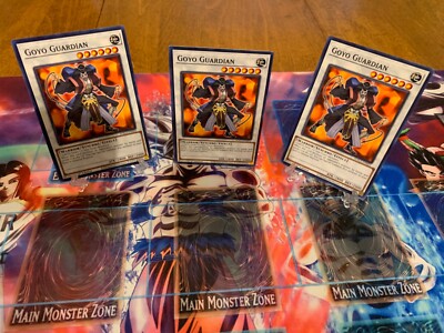 Yu-Gi-Oh! Goyo Guardian X3 - 1st Edition Powerful Effect Monster Cards,  Near Mint Condition