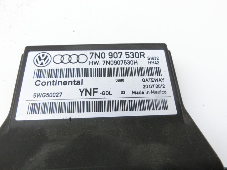 VW Golf VI 6 09-13 Steuergerät ECU Modul Gateway SG VW Golf VI 6 09-13 15.10.2012 7N0907530R 5WG50027 gebraucht Vorschau 2