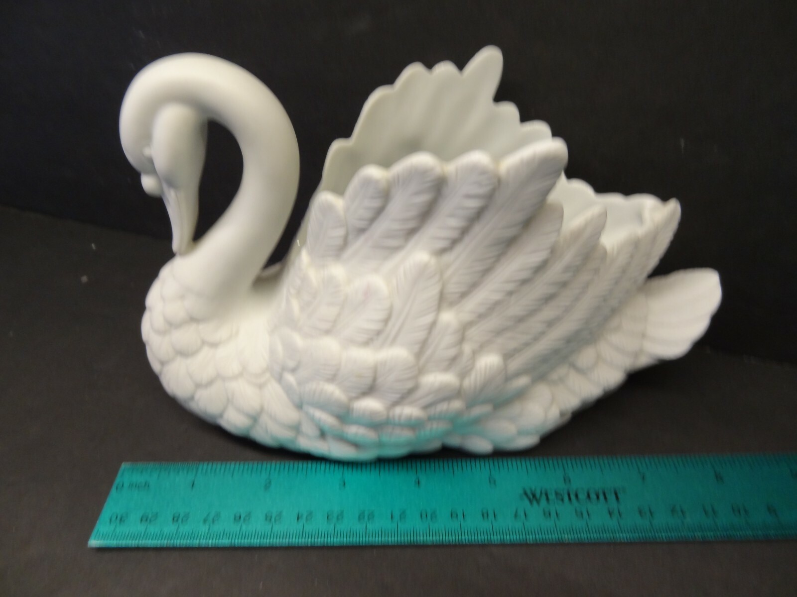 VINTAGE ANDREA BY SADEK MADE IN JAPAN WHITE BISQUE PLANTER / DISH